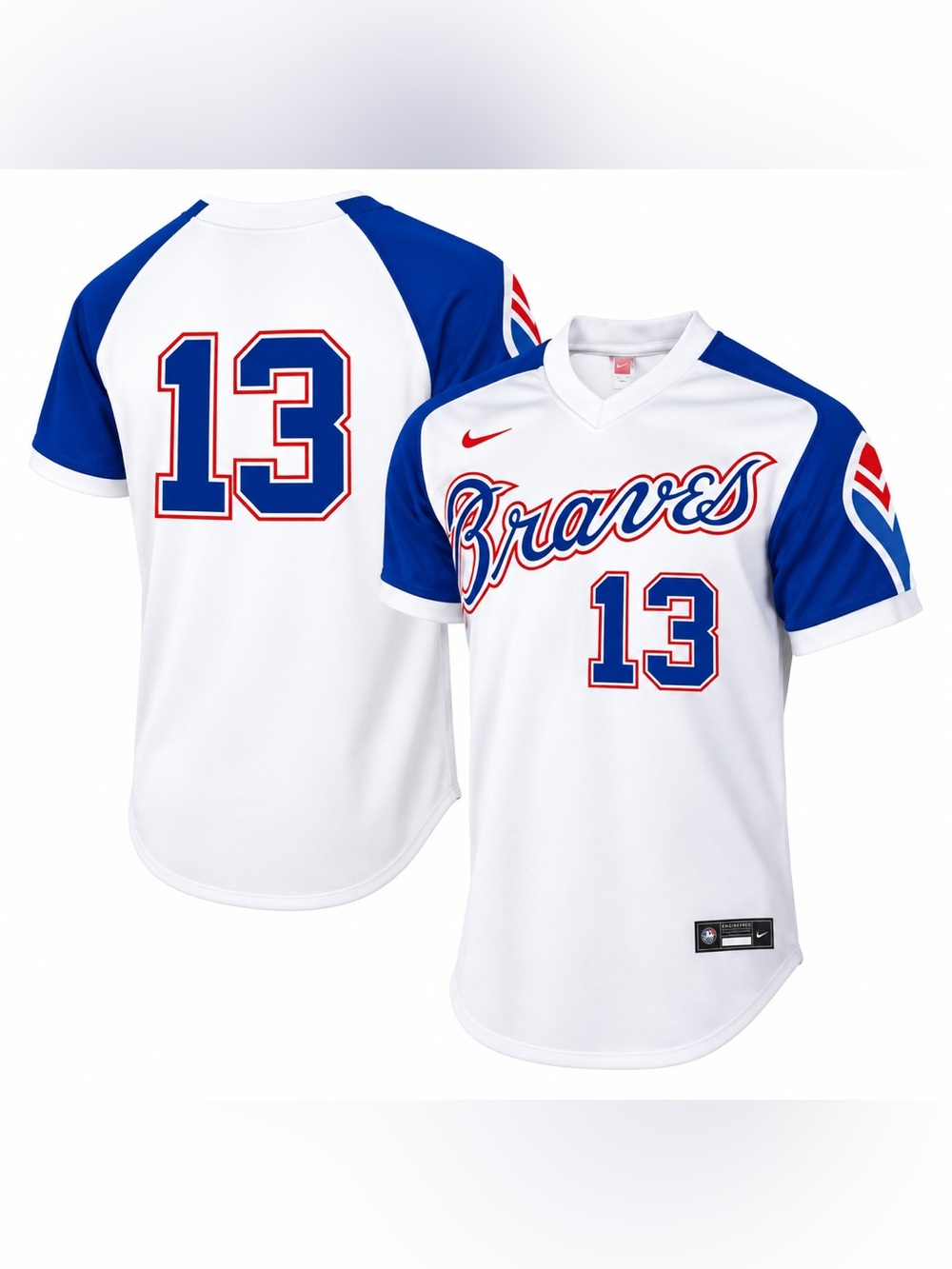 Nike Atlanta Braves Ronald Acuña Jr. #13 Cooperstown Jersey Men’s XXXL